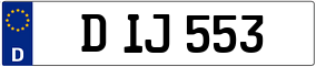 Truck License Plate